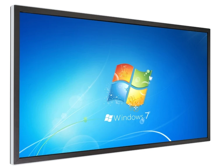 Led lcd tft hd cctv monitor 55 Inch Touch screen kiosk all in one PC TV