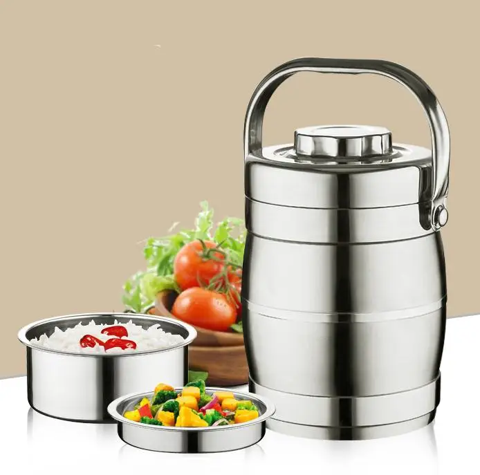 Нержавеющая сталь термос Bento Коробки для обедов для детей термоконтейнер для пищевых продуктов Еда термос переносной японский Изолированная коробка для еды