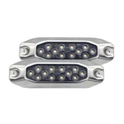 Ультратонкая светодиодная подводная лампа для лодки, яхты, 7 дюймов, 1224 в, 316 г