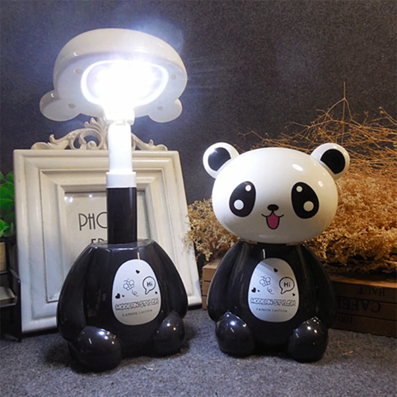 

Cartoon KT cat big white charging eye LED table lamp reading student writing light storage night light child gift A11206