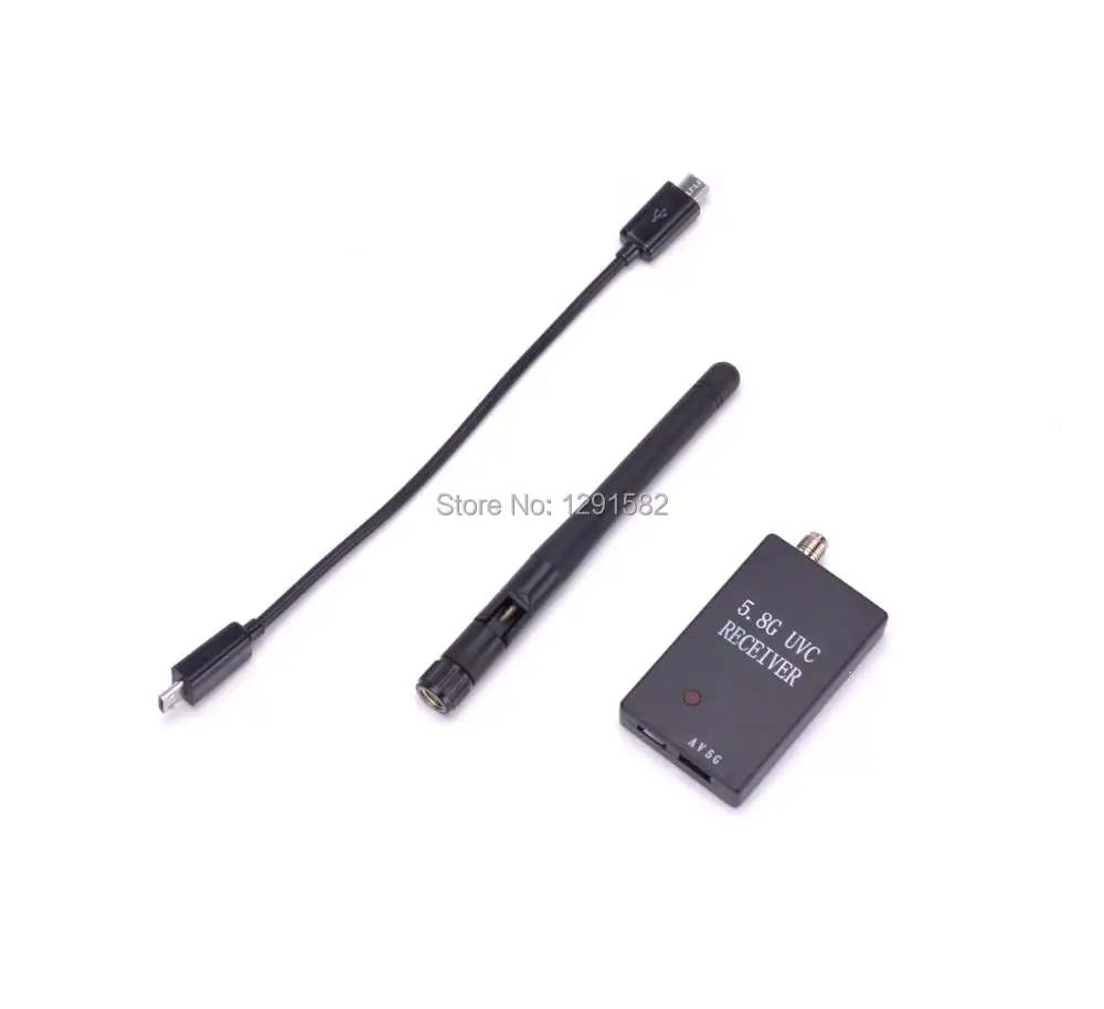 Мини ресивер 5 8G FPV UVC для видеосъемки OTG VR Android телефон с пластиковым черным или