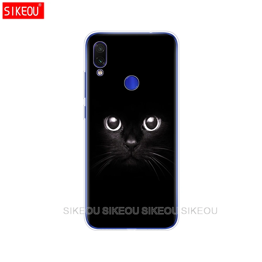 Чехол для Redmi 6a 6 Pro чехол Xiaomi Note 7 Go Mi 9 SE черный с кошачьим глазом|Бамперы| |