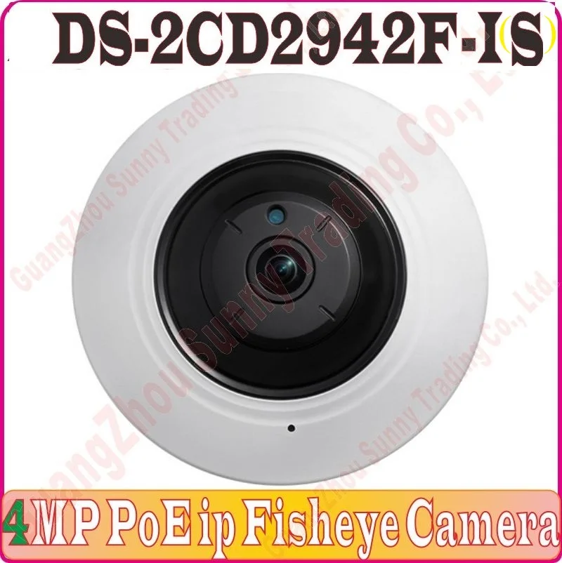Eng Version сетевая камера 4.0MP 1080 P панорамная рыбий глаз ip 8 м ИК poe питание DS 2CD2942F IS