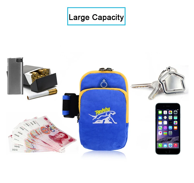 6 дюймов водонепроницаемый для занятий спортом на открытом воздухе Сумка бега