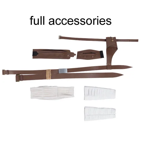 full accessories Звездные войны 9 подъем Скайуокера Рей косплей костюм супер женщина боевой костюм Хэллоуин наряды любой размер - Цвет: full accessories