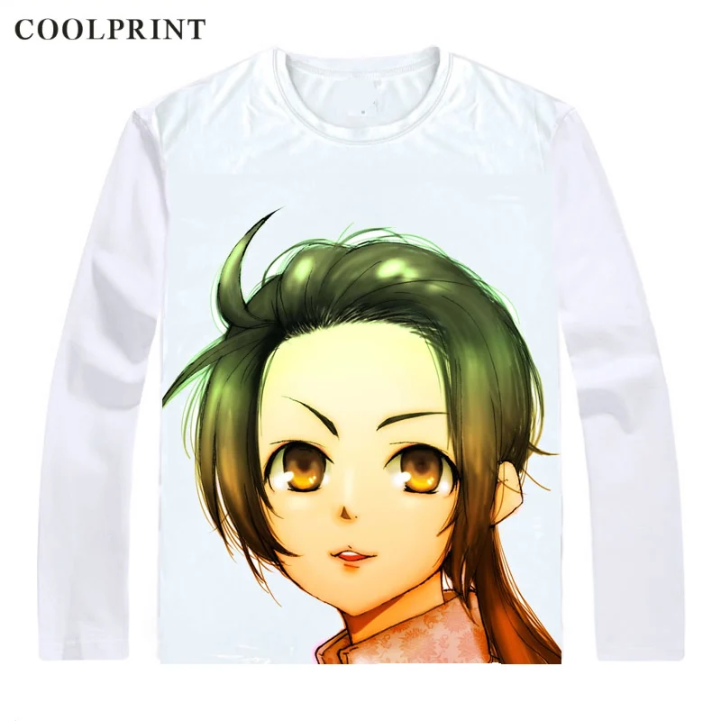 Мужская Винтажная Футболка Coolprint с длинным рукавом футболка принтом китайских