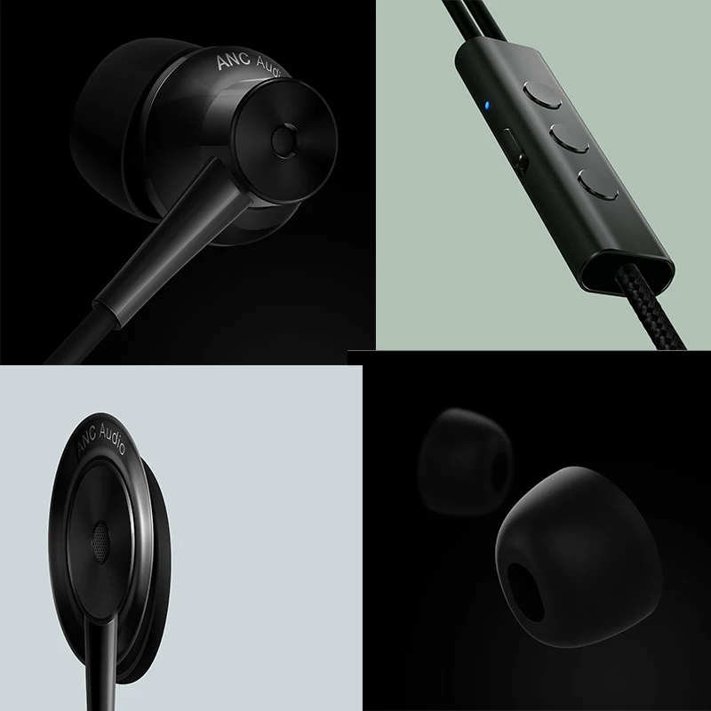 Оригинальные наушники Xiaomi ANC с шумоподавлением Eaarphone проводным управлением и