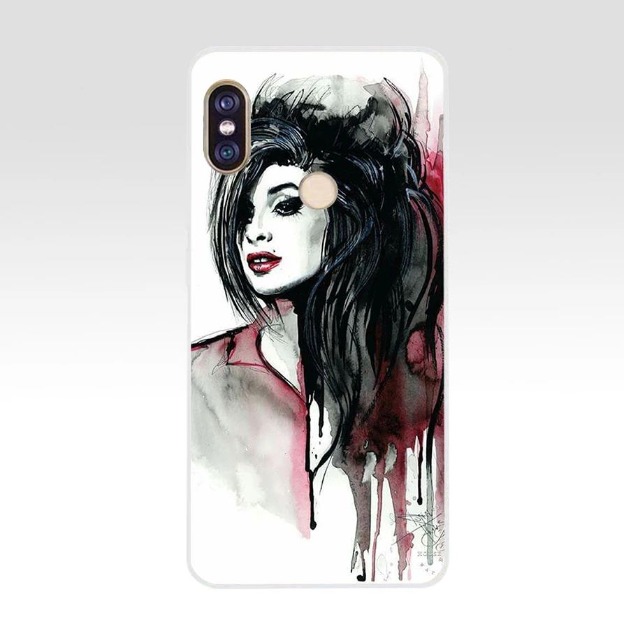 219AQ amy winehouse 2 Мягкий Силиконовый ТПУ чехол для телефона xiaomi redmi 6 pro note 5 plus 4 4x mi 8 |
