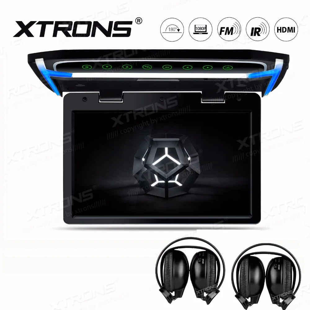 Монитор XTRONS 10 2 дюйма HD разрешение 1080P цифровой TFT экран широкий ультратонкий