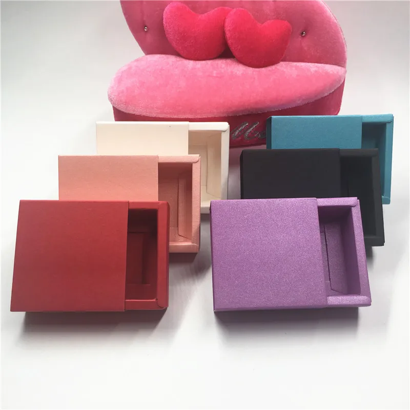 100Pcs/Lot 6.2x6.2x2.3cm Colorful Paper Cardboard Drawer Gift Box For Decoration Display Store Candy Food Macaron Cake Pack | Дом и сад