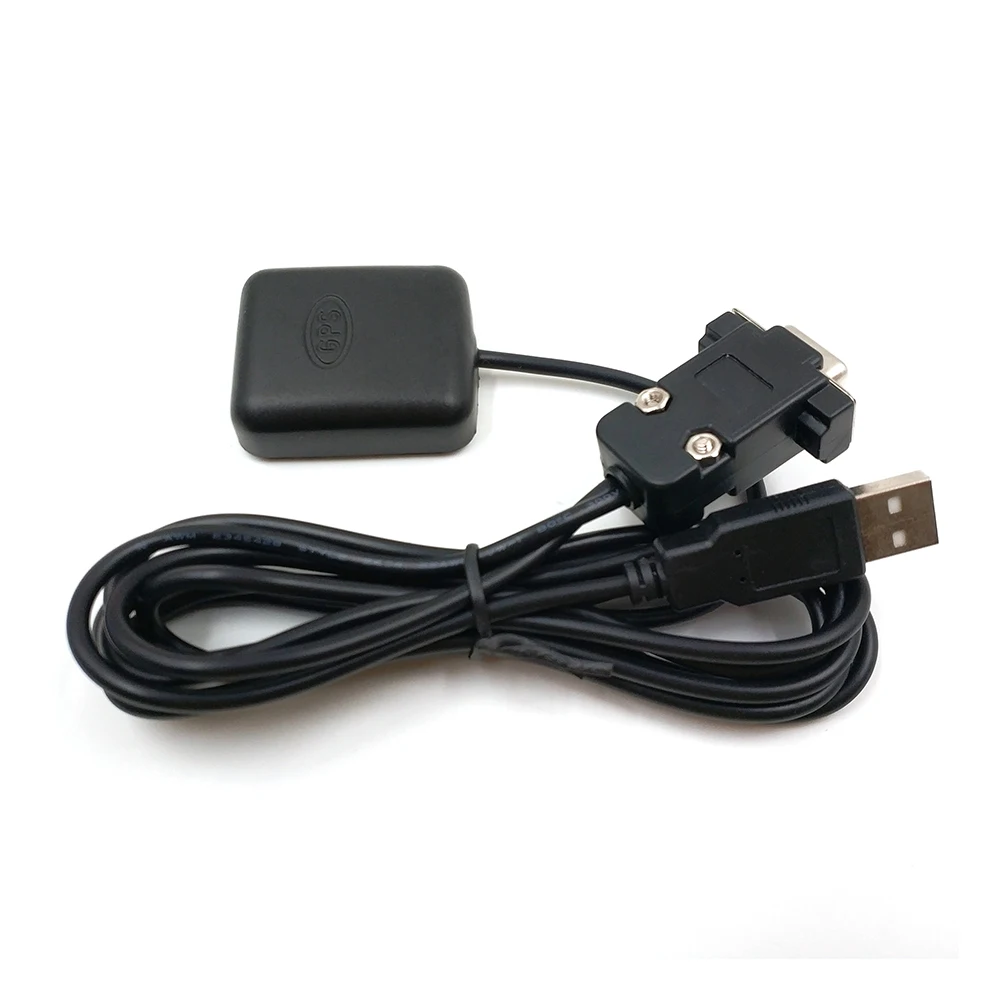 RS232 DB9 Женский + USB Штекерный разъем ресивер двойной GPS антенна приемника GLONASS 9600 NMEA