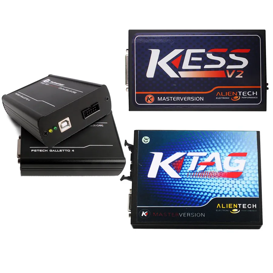 KESS V2 v2.3 4.036 OBD2 менеджер Тюнинг Комплект мастер Ver + KTAG v6.070 ЭБУ программирования