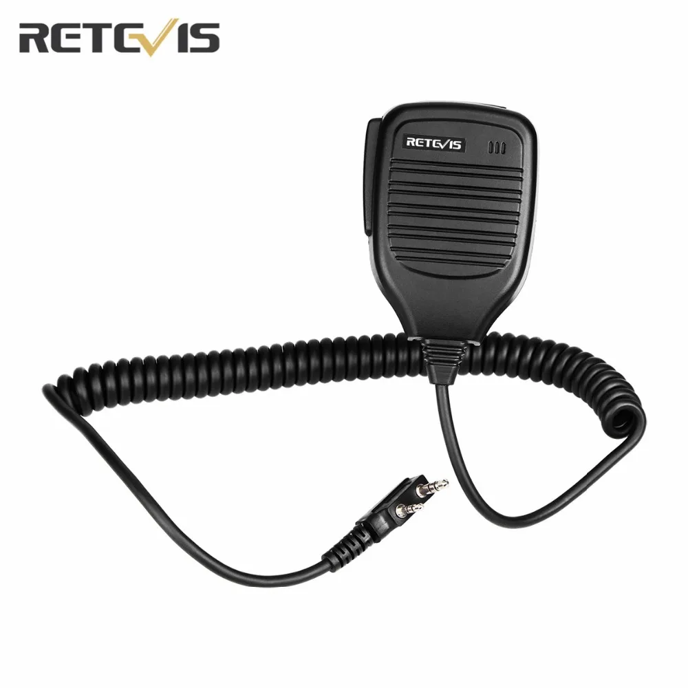 Радиоприемник Retevis PTT микрофон для Kenwood Baofeng UV 5R H777 RT3 C9001A|ptt speaker mic|speaker micptt |