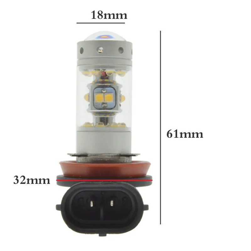 2 шт. высокое Мощность 1200LMS белый H16 140W 28-CREE XQB/SHARP Чип светодиодный лампы для