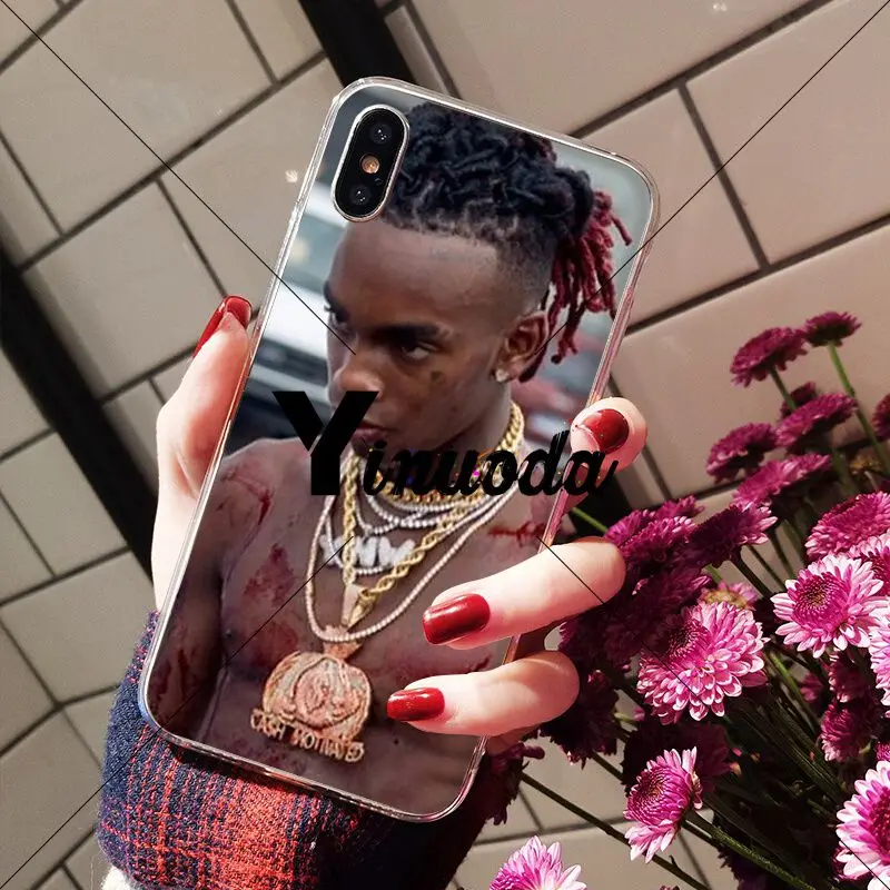Yinuoda Ynw Melly rapper TPU Мягкий силиконовый прозрачный чехол для iPhone X XS MAX 6 6s 7 7plus 8 8Plus 5 5S SE XR