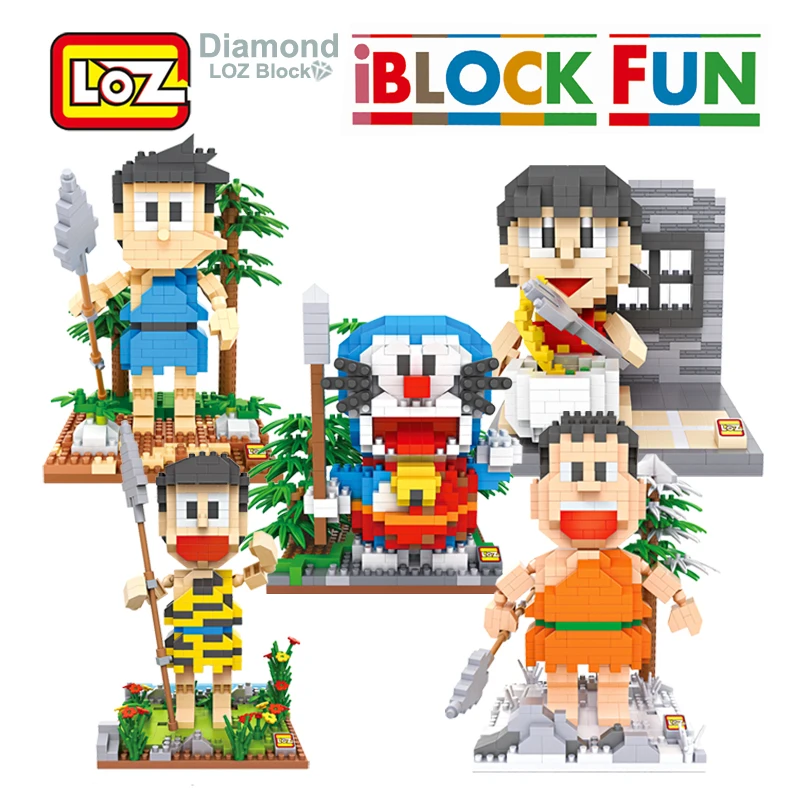 LOZ Конструктор Игрушка Doraemon фигурку аниме алмаз игрушка для детей в возрасте 14 +