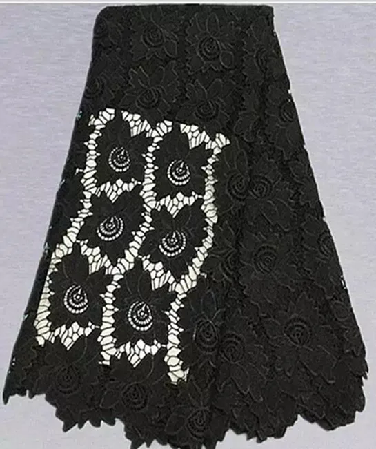 5 ярдов/шт Гладкий Цветочный узор водорастворимое Гипюровое кружево Модный
