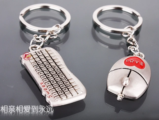 Клавиатура мышь пара брелок маленький подарок|couple key chain|key chainkey chain couple |