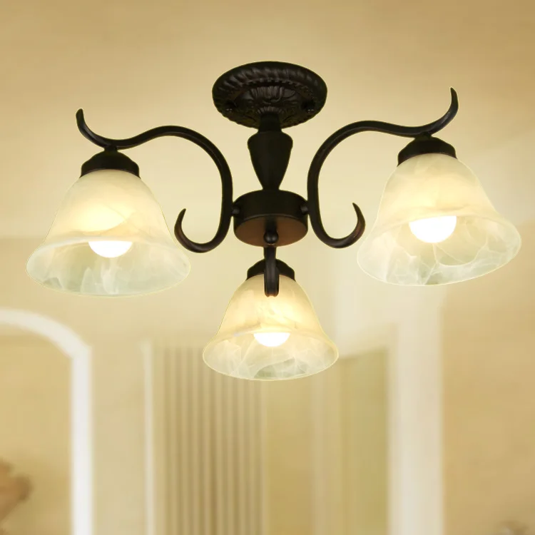 

Ceiling light fashion iron 3 brief restaurant lights lamps xd3001