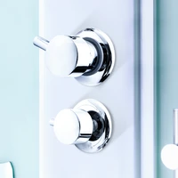 2 3 4 5 Output Hole Distance 10cm  12 5cm Brass Shower Room Faucet Bathroom Intubation Mixer Diverter For Shower Cabin Mixer