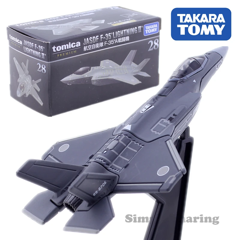 Takara Tomy Tomica Premium No. 28 JASDF F 35A Fighter Япония Самолет Jet 1:164 автомобиль литая