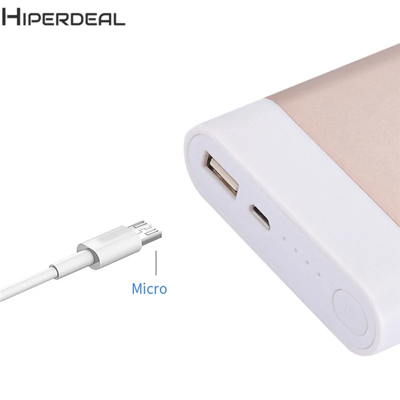 HIPERDEAL 10400mAh 5 V/2.1A DIY 4*18650 аккумулятор зарядное устройство коробка для iPhone смартфона