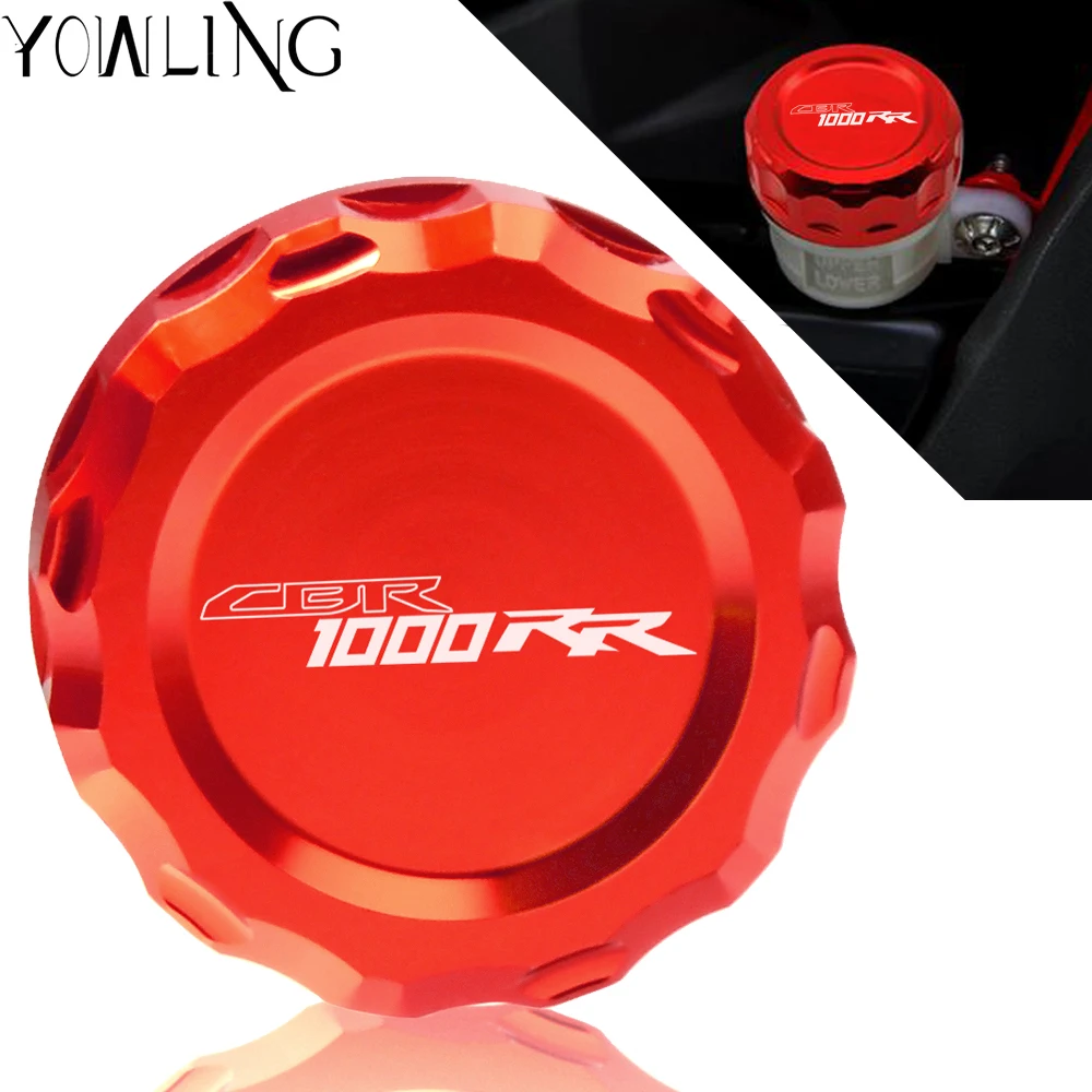 Мотоцикл с ЧПУ задний резервуар тормозной жидкости крышка Кепки для HONDA CBR1000RR CBR