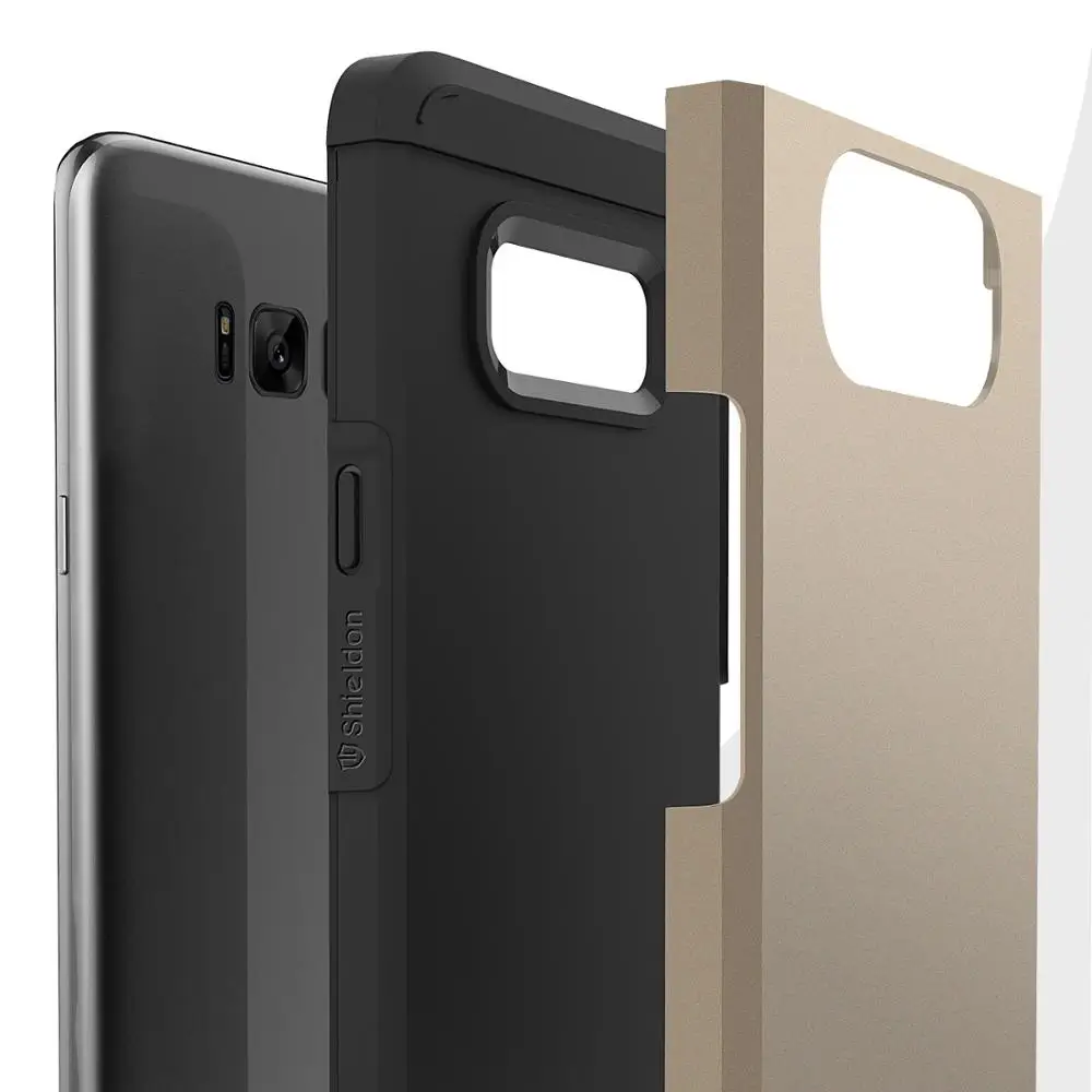 SHIELDON горная серия чехол для Galaxy S8 Plus, тонкая посадка амортизация 2 в 1 Двухслойный дизайн ударопрочный защитный чехол