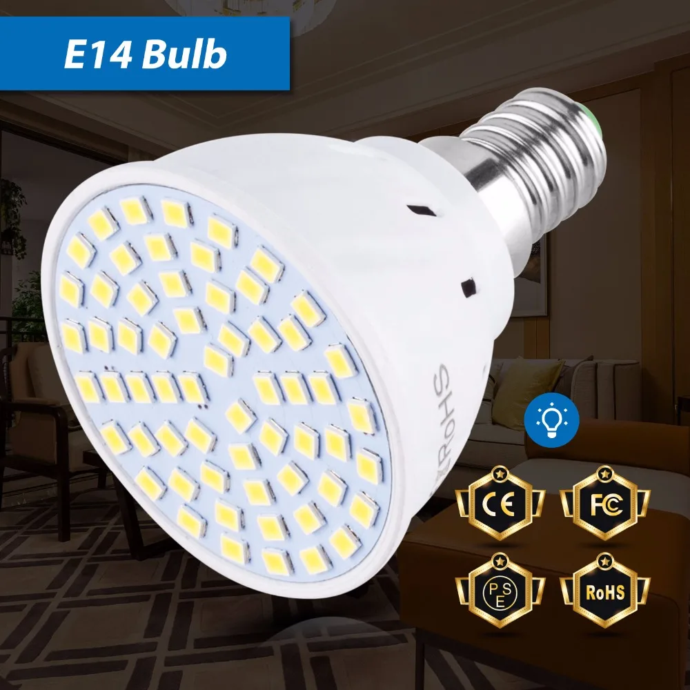 Gu5.3 точечный светодиодный светильник E14 220 В лампочка E27 Точечный светодиодная
