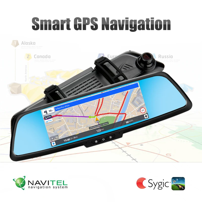 Maustor 3G заднего вида Камера зеркало видеорегистратор Android GPS навигации wi-fi тире Cam