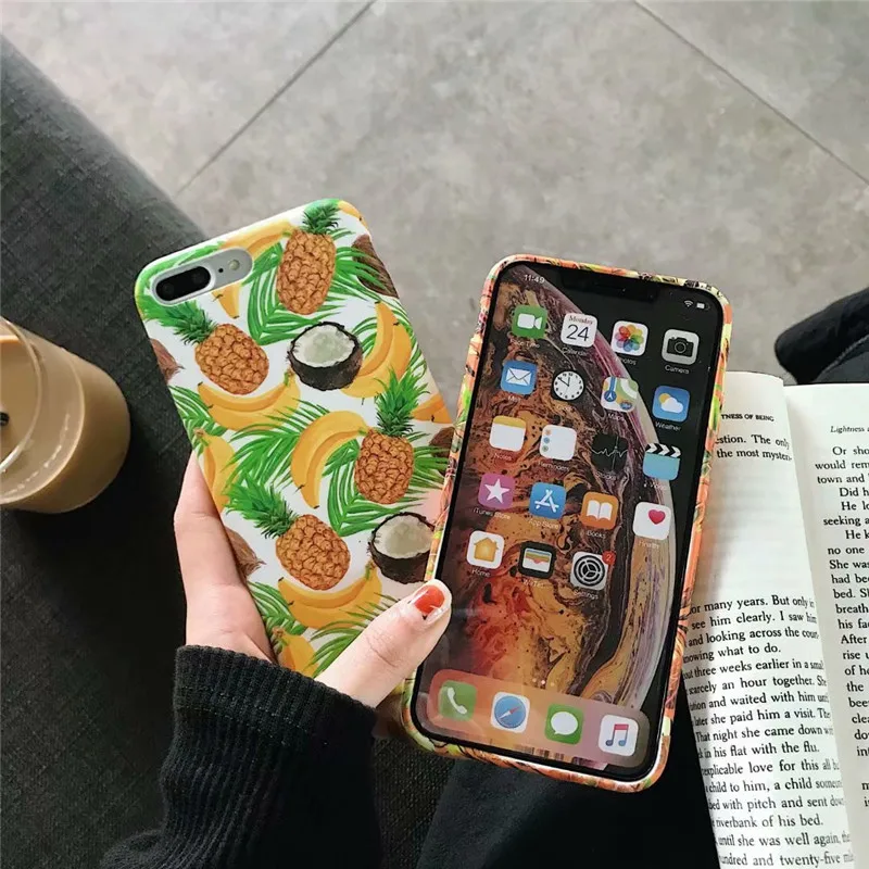 DISCASE летние свежие фрукты чехол для телефона iphone 8 7 6 6s плюс XS MAX XR Чехлы все