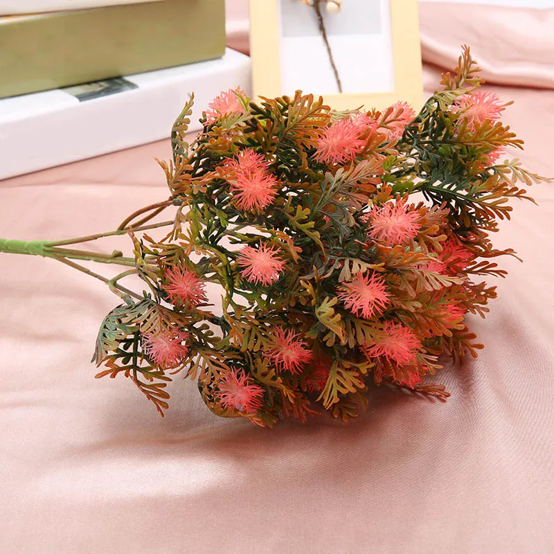 Зеленые растения искусственные цветы венок пластиковые суккуленты