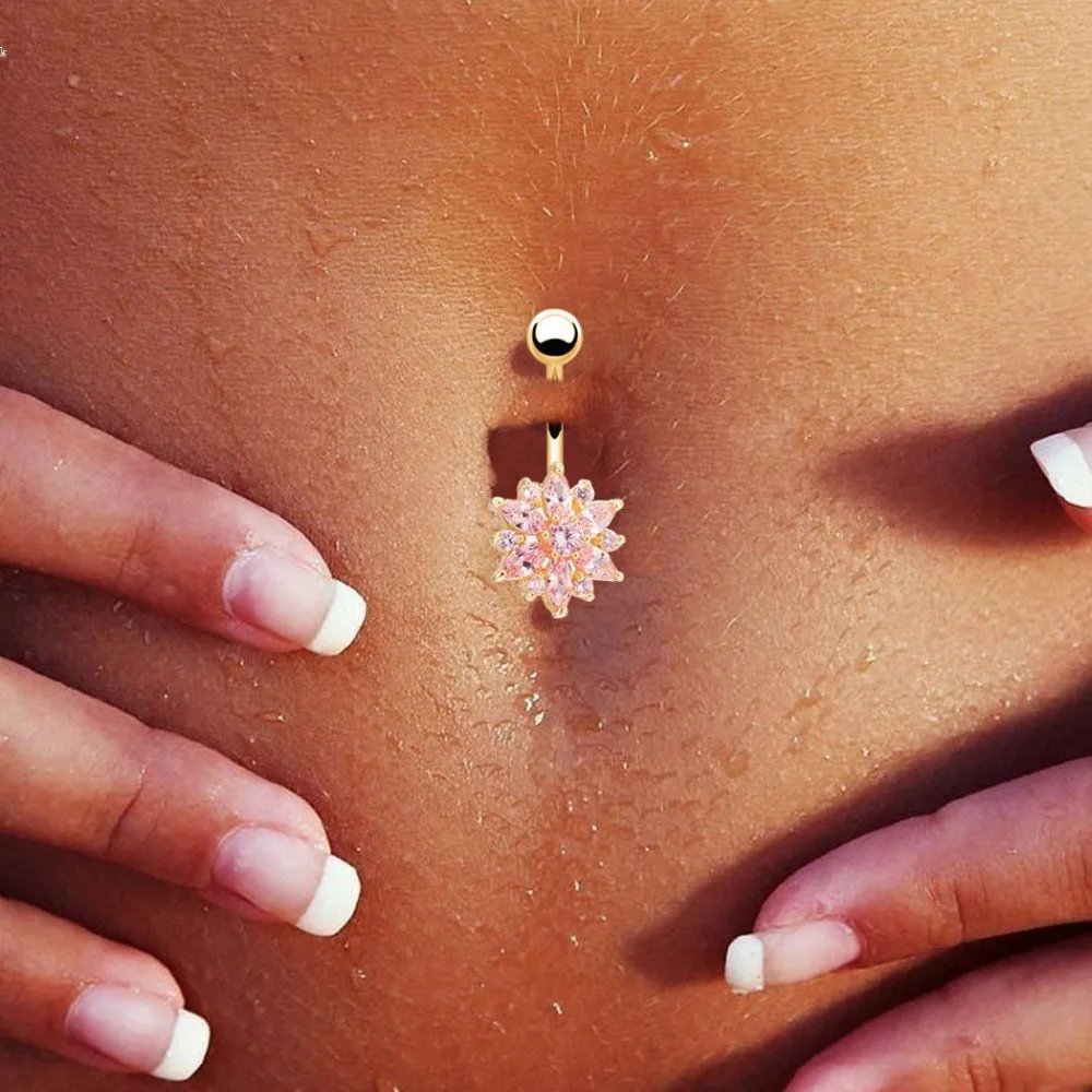 Новый Женский Дамы Сплава Цветочные Смола Горный Хрусталь Декор Сексуальная