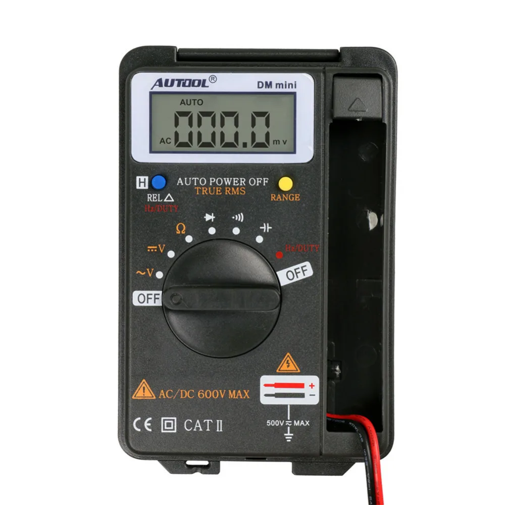 AUTOOL DM mini DMM автомобильный встроенный персональный карманный мини цифровой