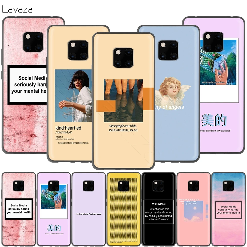 Чехол Lavaza для соцсети Harms Health Huawei P30 P20 P10 P9 P8 Mate 20 10 Pro Lite P Smart 2017|Бамперы| |