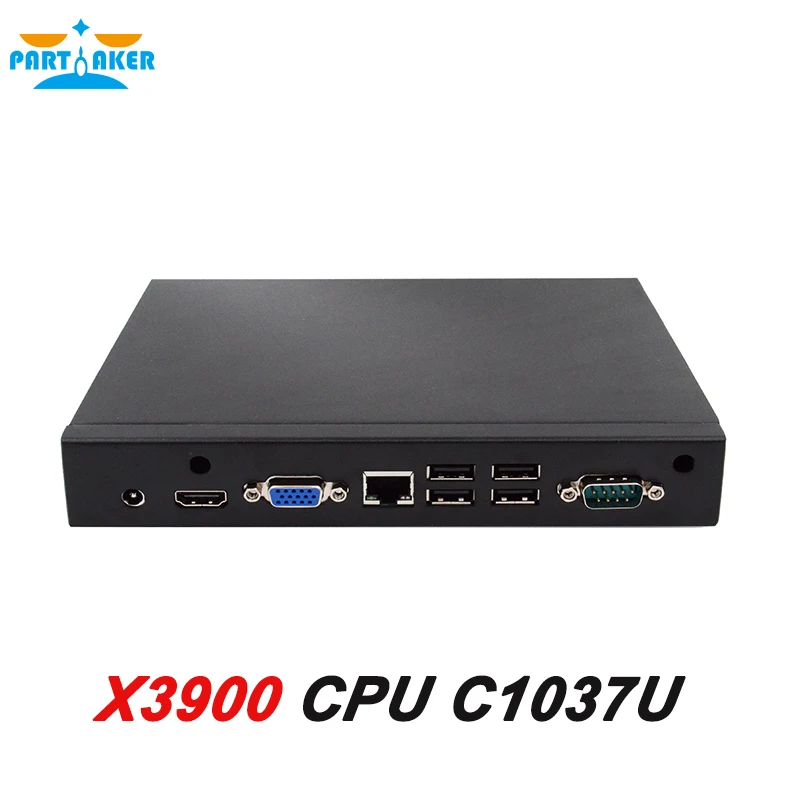 Billig Partaker Mini-itx-x3900 Linux Mini Pc Mit Mini-pcie Port Celeron1037u Dual Core 1,8 Ghz Prozessor