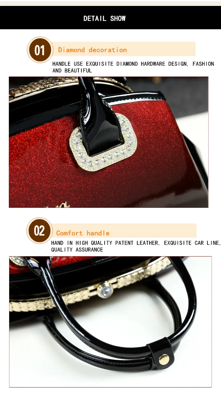 Брендовые роскошные сумки, женские сумки, дизайнерские, высокое качество, лакированная кожа, зажим, сумочка, свадебная посылка, вечерний клатч на плечо