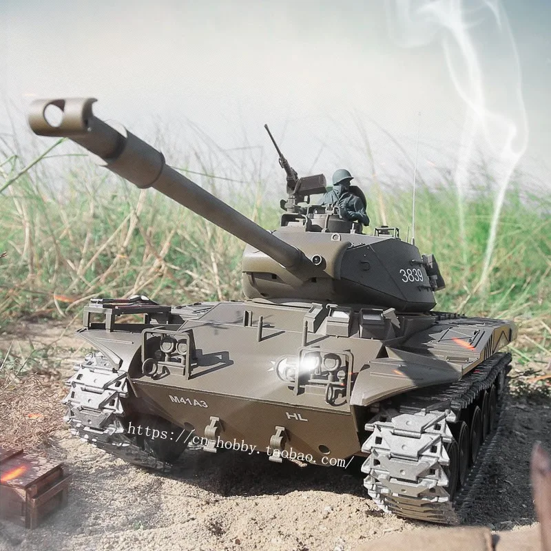 7 0 Новая версия с инфракрасной системой 1:16 США M41A3 боевой танк Bulldog дистанционным