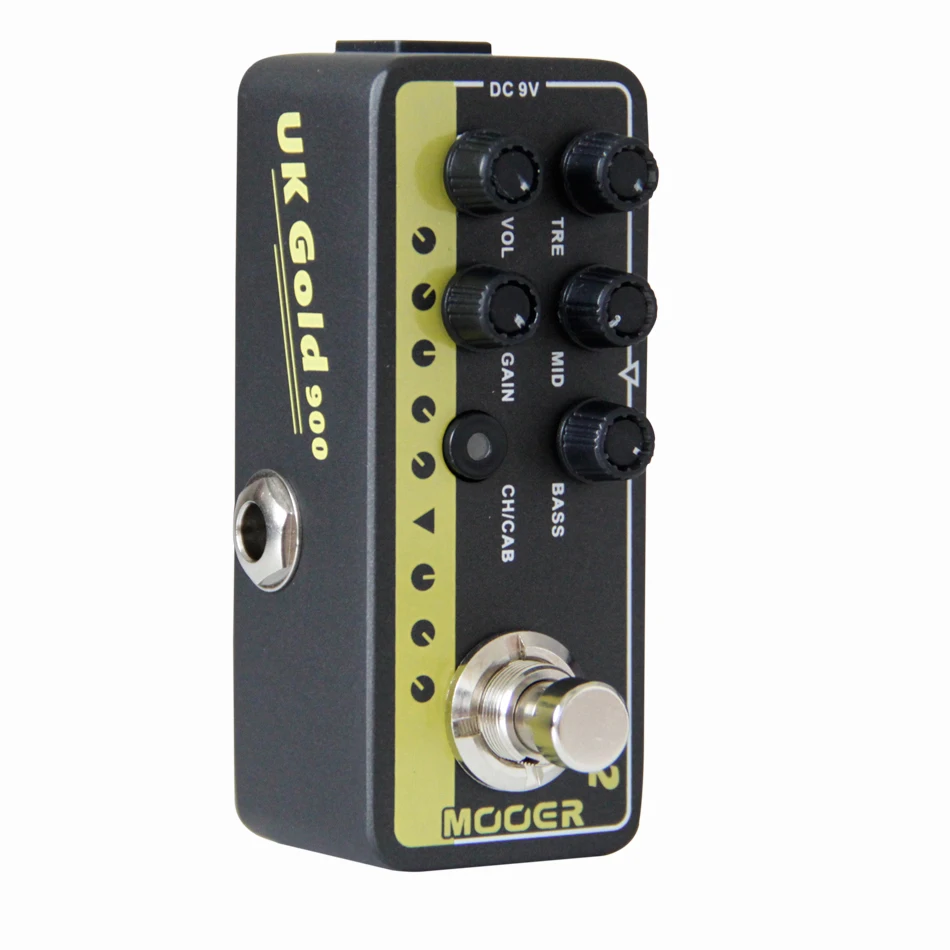 Mooer M002 Великобритания золото 900 педаль для электрической гитары эффекты задержка
