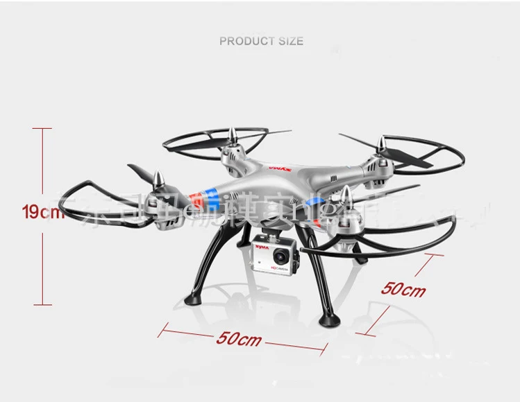 Syma X8G &amp X8W обновления дрона с дистанционным управлением 8MP Широкий формат Камера 2