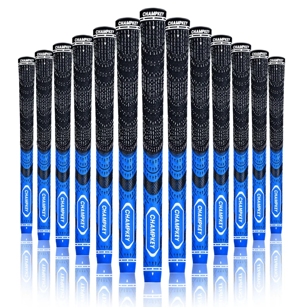 Champkey MCS клюшки для гольфа 10x многосоставные стандартные клюшки для клюшек для гольфа 10 цветов шнуровые резиновые ручки