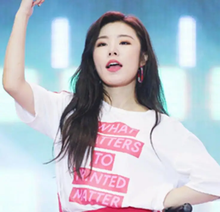 Kpop mamamoo Whee/Летняя футболка с короткими рукавами и принтом в виде букв круглым