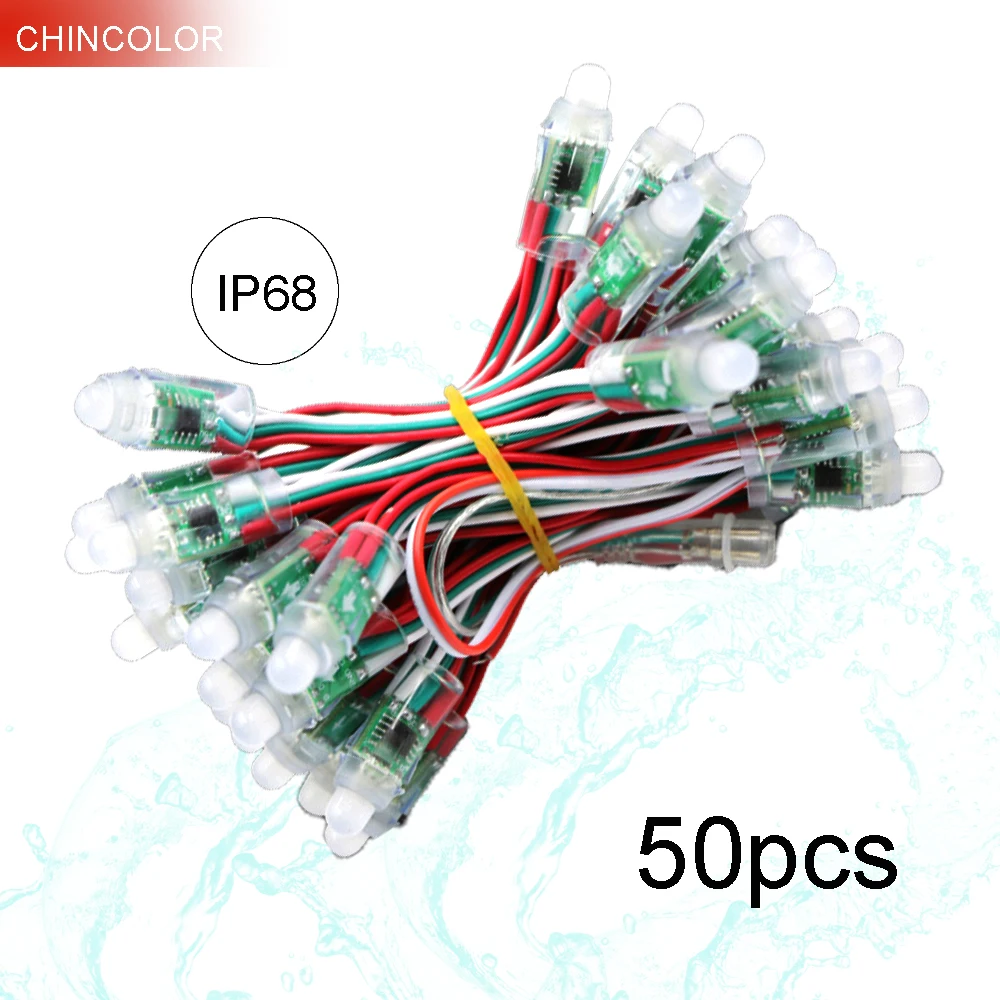 50 шт. DC5V WS2811 1903IC светодиодный модуль светодиодная гирлянда Пиксельная