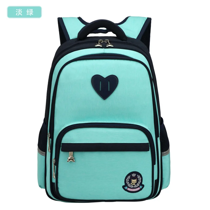 green Mochila hombre ортопедический модный детский школьный рюкзак сумка для девочки водонепроницаемый рюкзак Детская школьная сумка sac a dos femme - Цвет: green