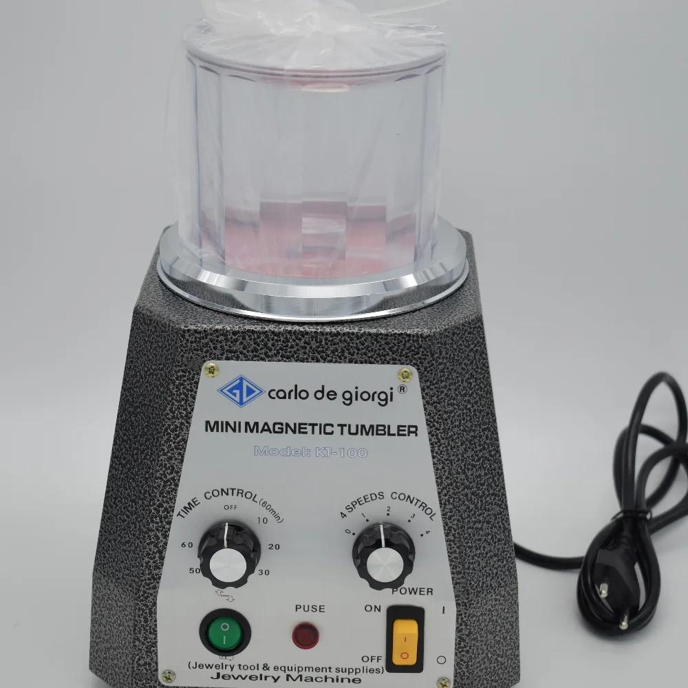 Магнитный стакан kt100 полировщик для ювелирных изделий отделочная машина Мини