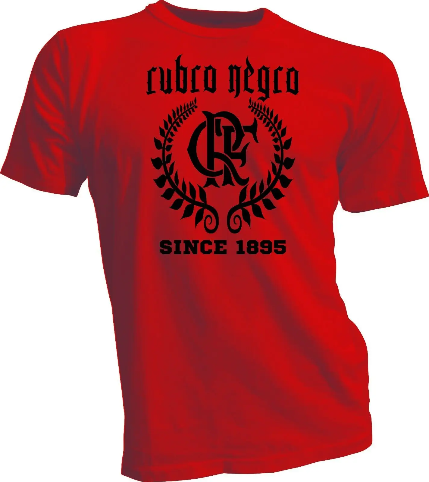 Фламенго Brasil Futbol Футбольная Футболка Camisa Clube de Regatas Rubo Negro|Мужские футболки| |
