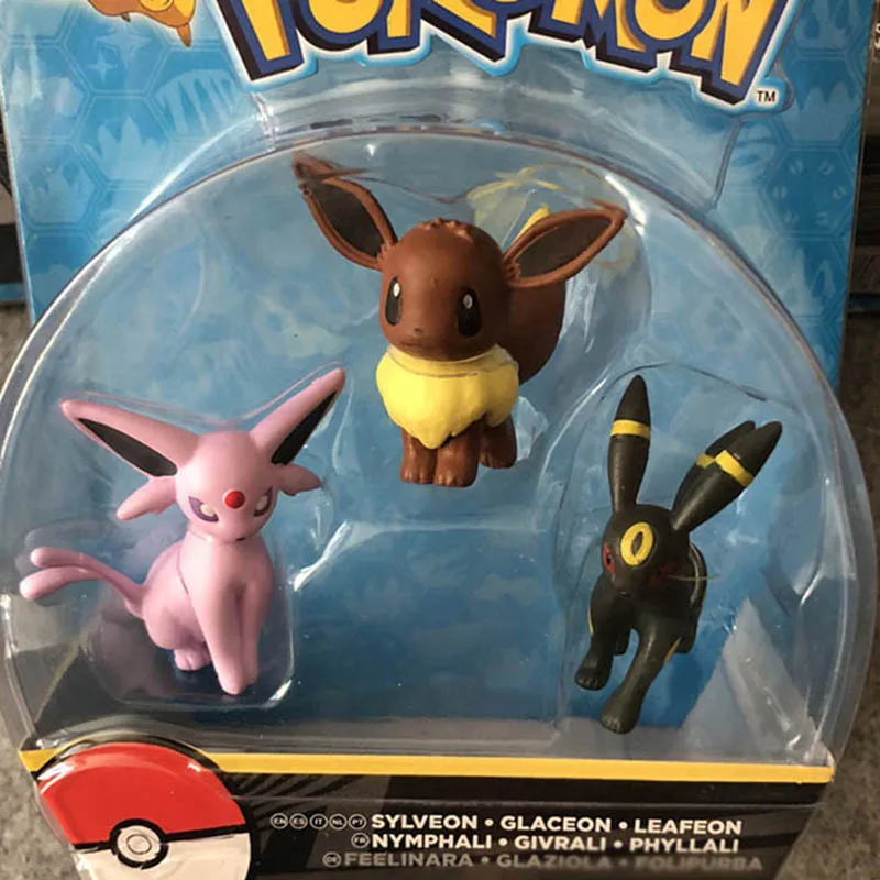 TAKARA TOMY Покемон мультфильм Eevee экшн и игрушки фигурка Модель Коллекция игрушек для детей Покемон фигурки подарки