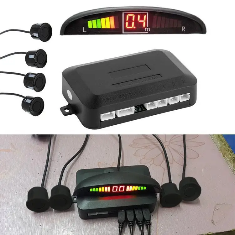 1 комплект 4 парковочных датчика светодиодный дисплей Автомобильный запасной
