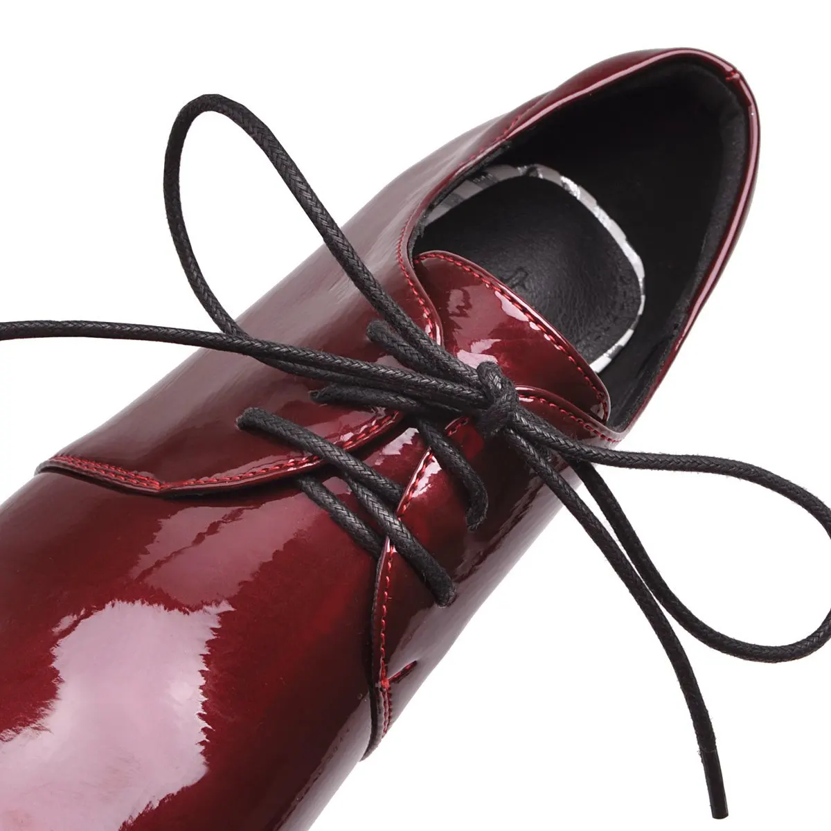 Joker British wind square early spring of 2019 new women's shoes with high heels 43-43 lace-up wet | Обувь