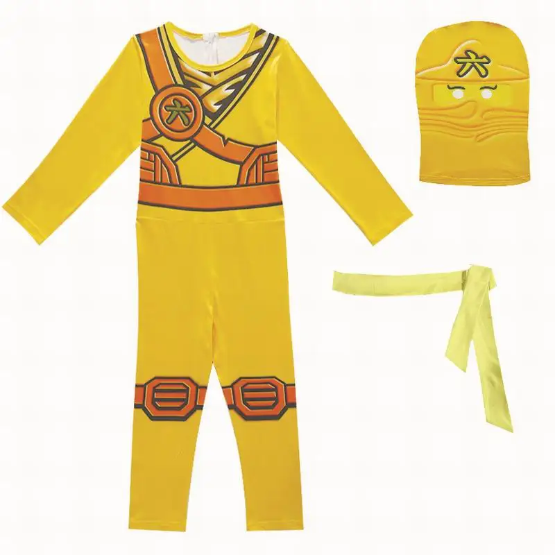 Комплекты детской одежды Ninjago костюмы для косплея на Хэллоуин мальчиков и